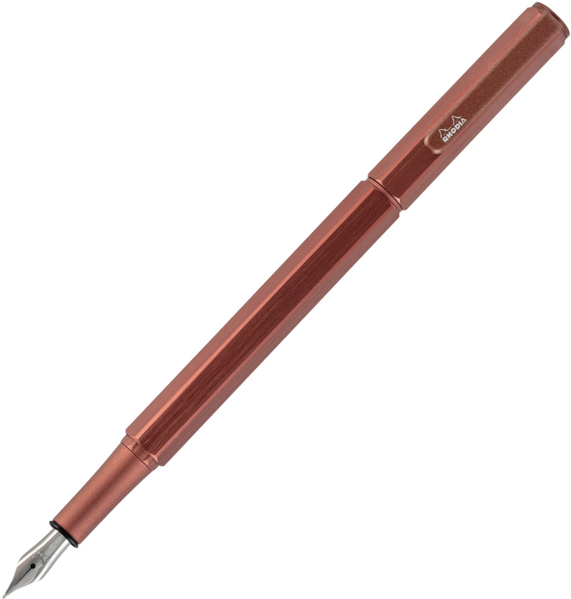 Rhodia scRipt vulpen - M - Incl. converter - Kastanje bruin