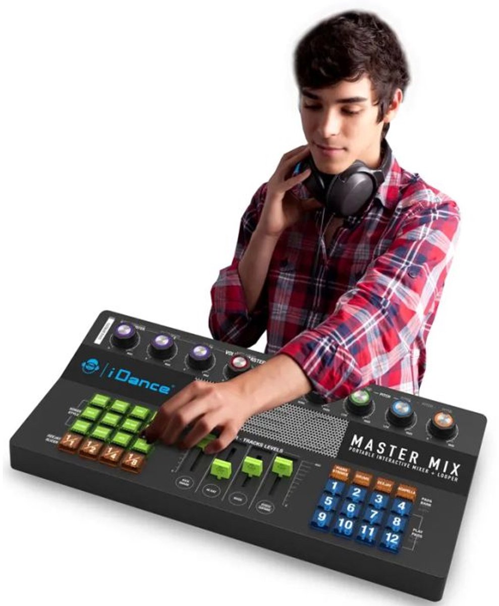 iDance Mastermix draagbare interactieve mixer en looper | bol