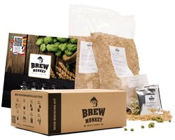 Brew Monkey Ingrediëntenpakket 5 Liter Blond Bier - Ingrediënten Bierbrouwpakket - Navulling Bierbrouw Pakket - Zelf bier brouwen - Verjaardagscadeau voor Mannen - Verjaardag cadeau - Origineel kerstcadeau