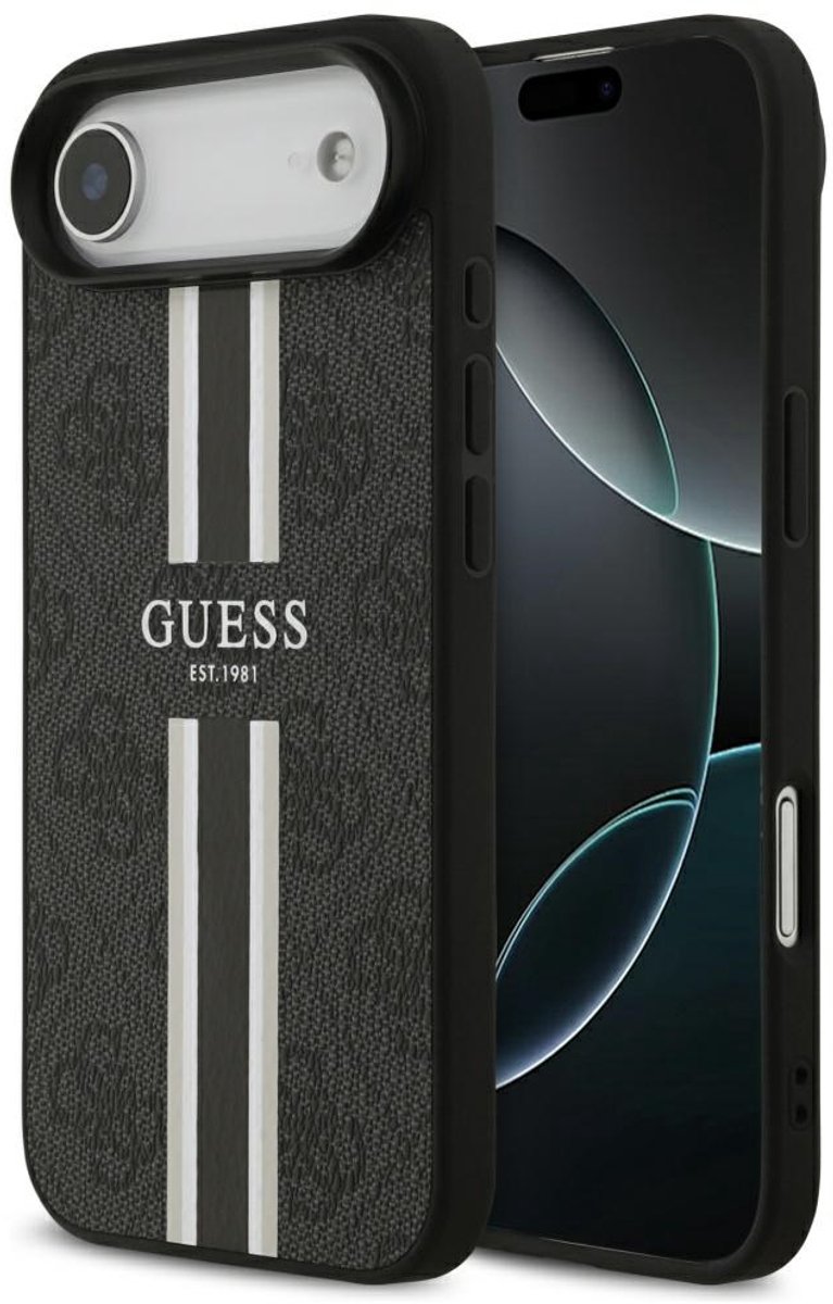 Guess Case 4G Bedrukte Strepen Magsafe Voor Iphone Air Case Designers