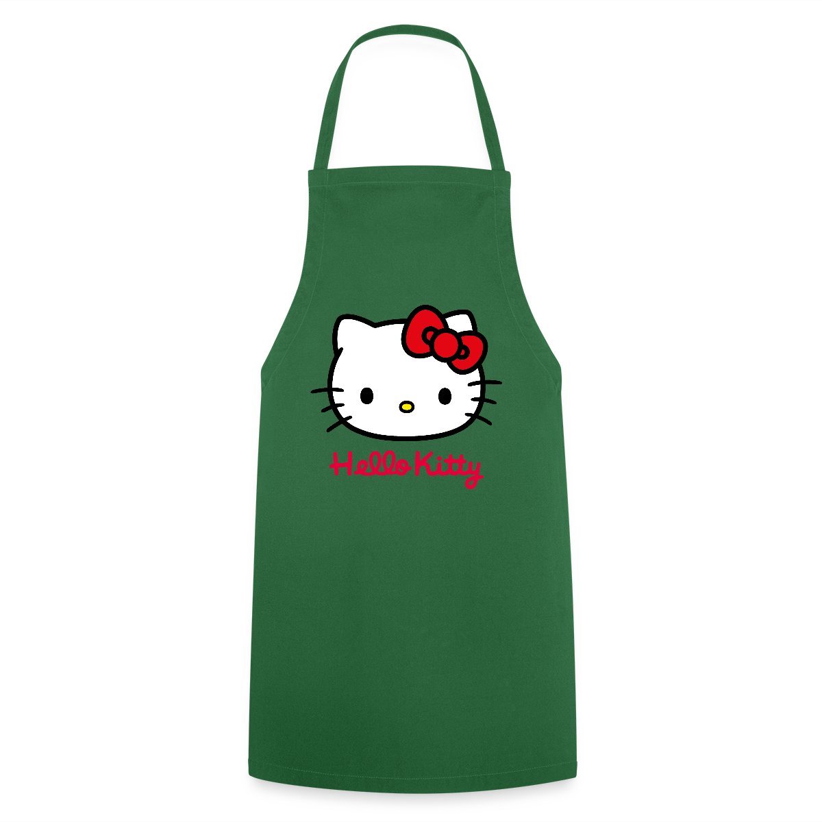 Hello Kitty Klassiek Portret Met Hello Kitty Tekst Keukenschort