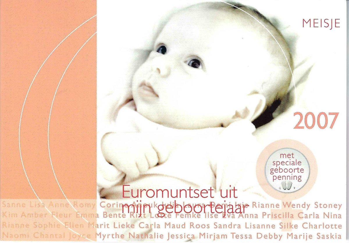 Geboorteset baby meisje 2007