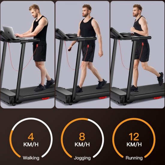 ROBORE P16 Loopband Inklapbaar met Helling en Comfort - ROBORE - €217,00