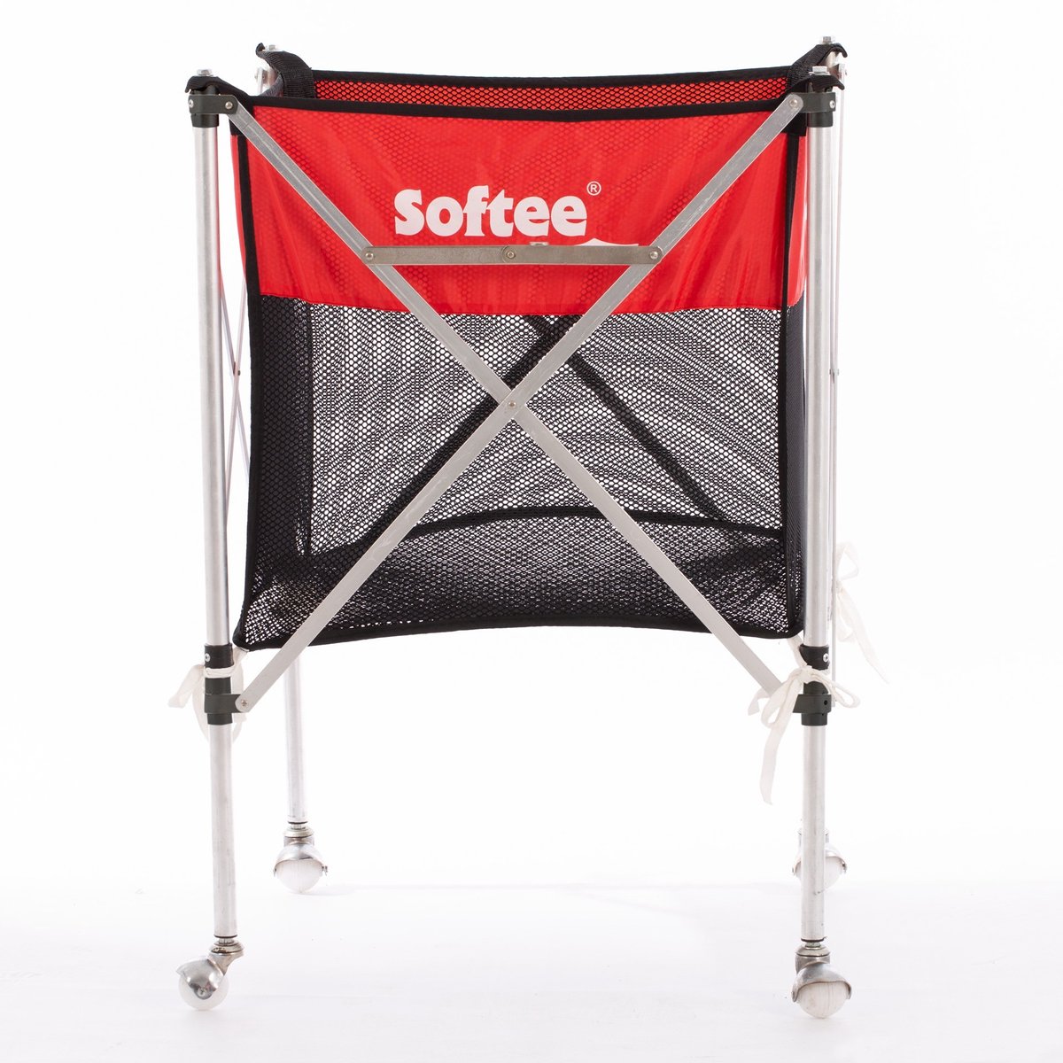 Softee Aluminium Opvouwbare Ballenwagen Oranje 89x58.5x58.5 cm