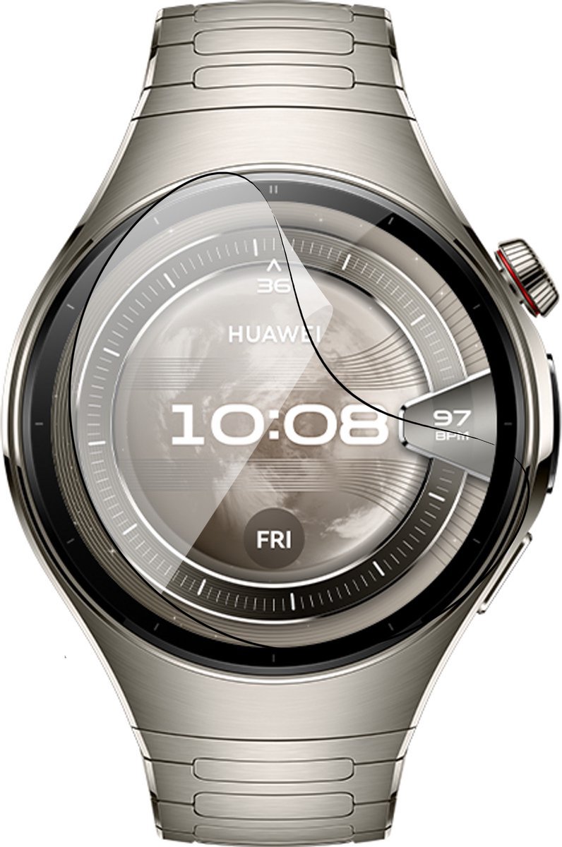 Screenprotector geschikt voor Huawei Watch 5 46mm - 1x FlexGuard Screen Protector