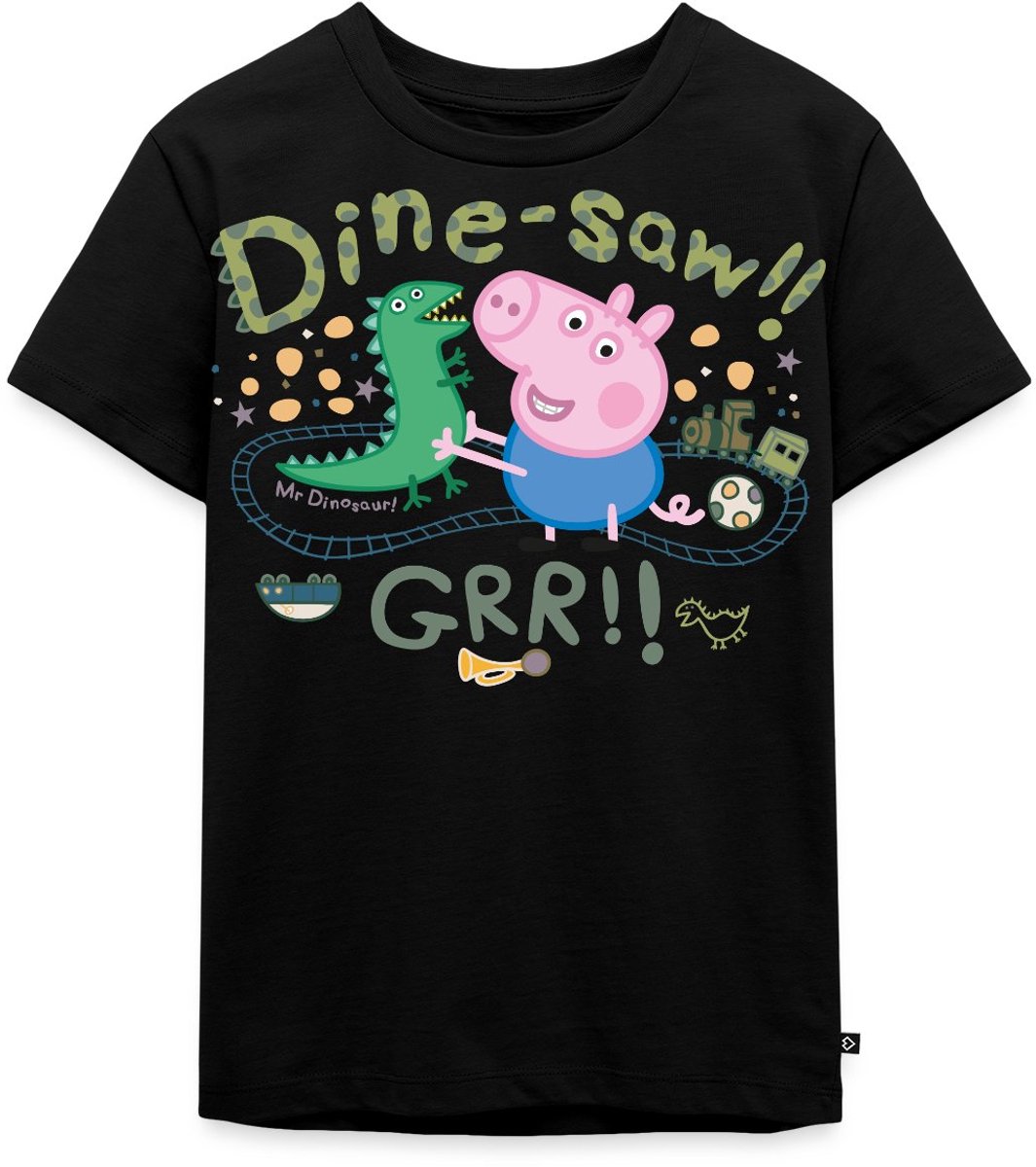Peppa Pig Dine-Saw Grr Premium T Shirt Kinderen