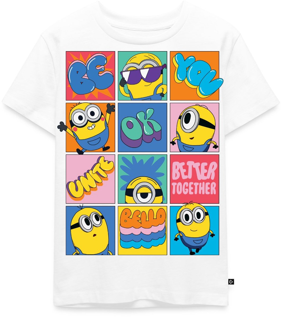 Minions Be You Positief En Lief Ontwerp Premium T Shirt Kinderen