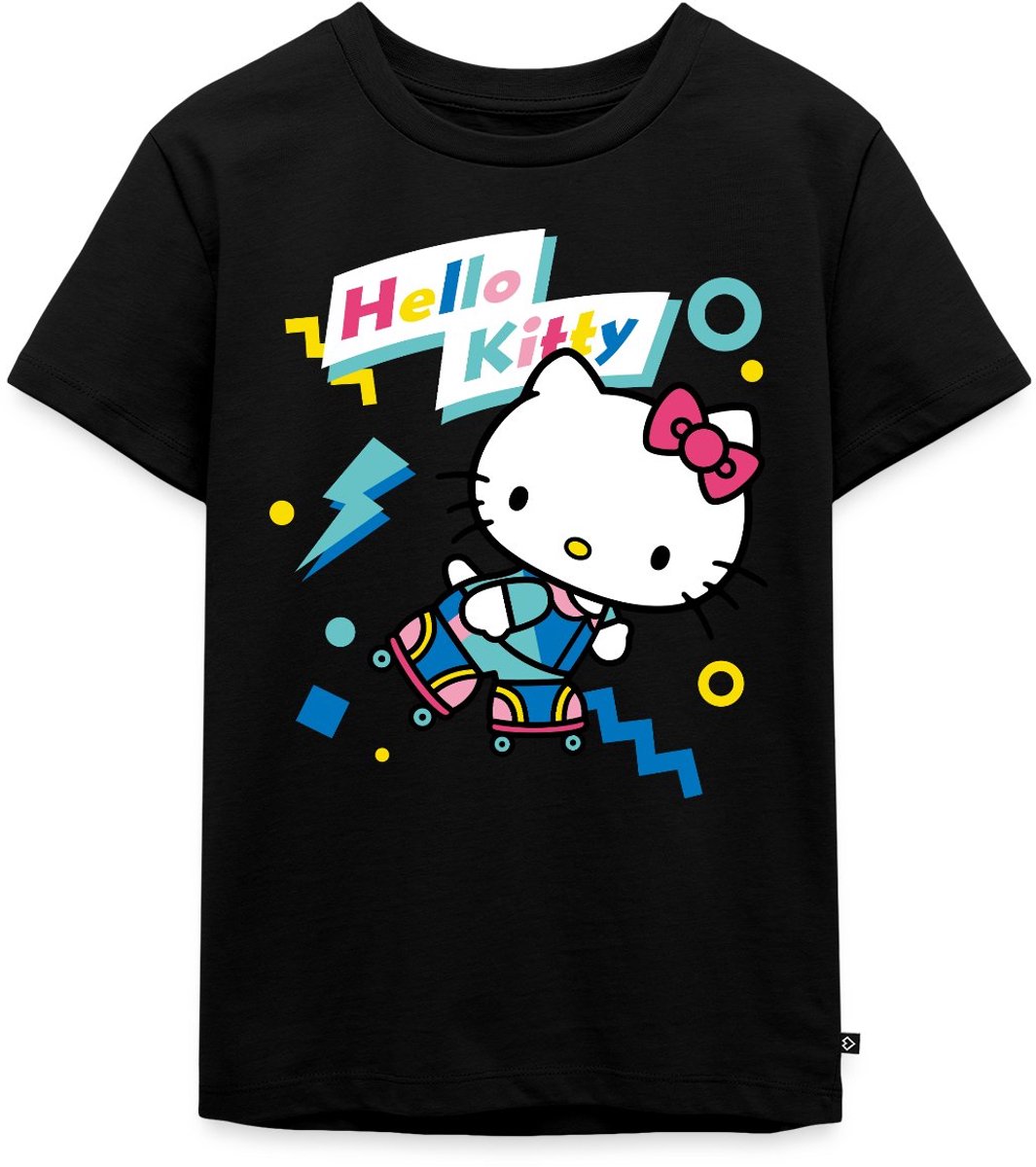 Hello Kitty Jaren 90 Stijlen Met Rolschaatsen Premium T Shirt Kinderen