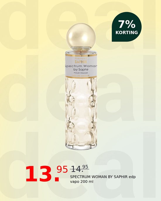 Parfums Saphir Spectrum Woman By Saphir Edp Vapo 200 Ml