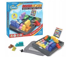 ThinkFun Rush Hour - Logisch bordspel - Puzzelspel voor 1 speler - 40 uitdagingen - Vanaf 8 jaar