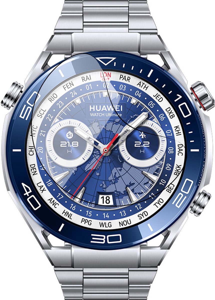 Screenprotector geschikt voor Huawei Watch Ultimate 2 - 1x FlexGuard Screen Protector