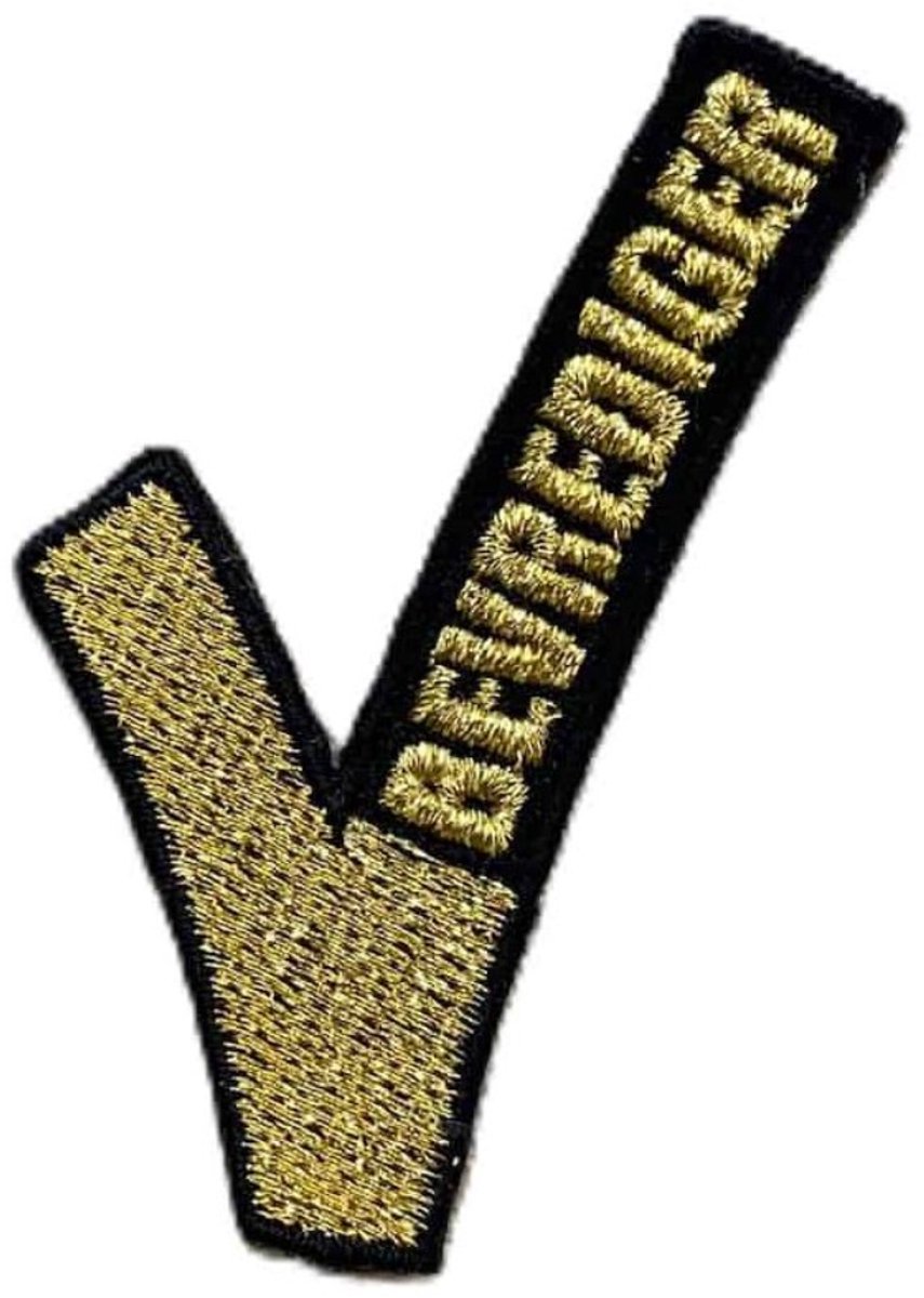Embleem Oeteldonk - Bevrediger - Goud-Zwart