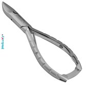 MEDLUXY® Diabète - Pince à ongles à mâchoires creuses et incurvées - Pince à ongles biseautée - 14 cm - Coupe-ongles - Manucure - Pédicure - Qualité professionnelle