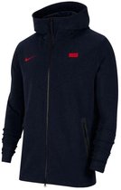 Nike Tech Frankrijk Voetbal Vest - Trainingsjack - Maat S - Blauw - Frankrijk - Voetbal - Unisex Trainingsjack