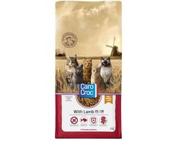 CaroCroc With Lamb 2x7kg met extra Catessy Stick 5 gram