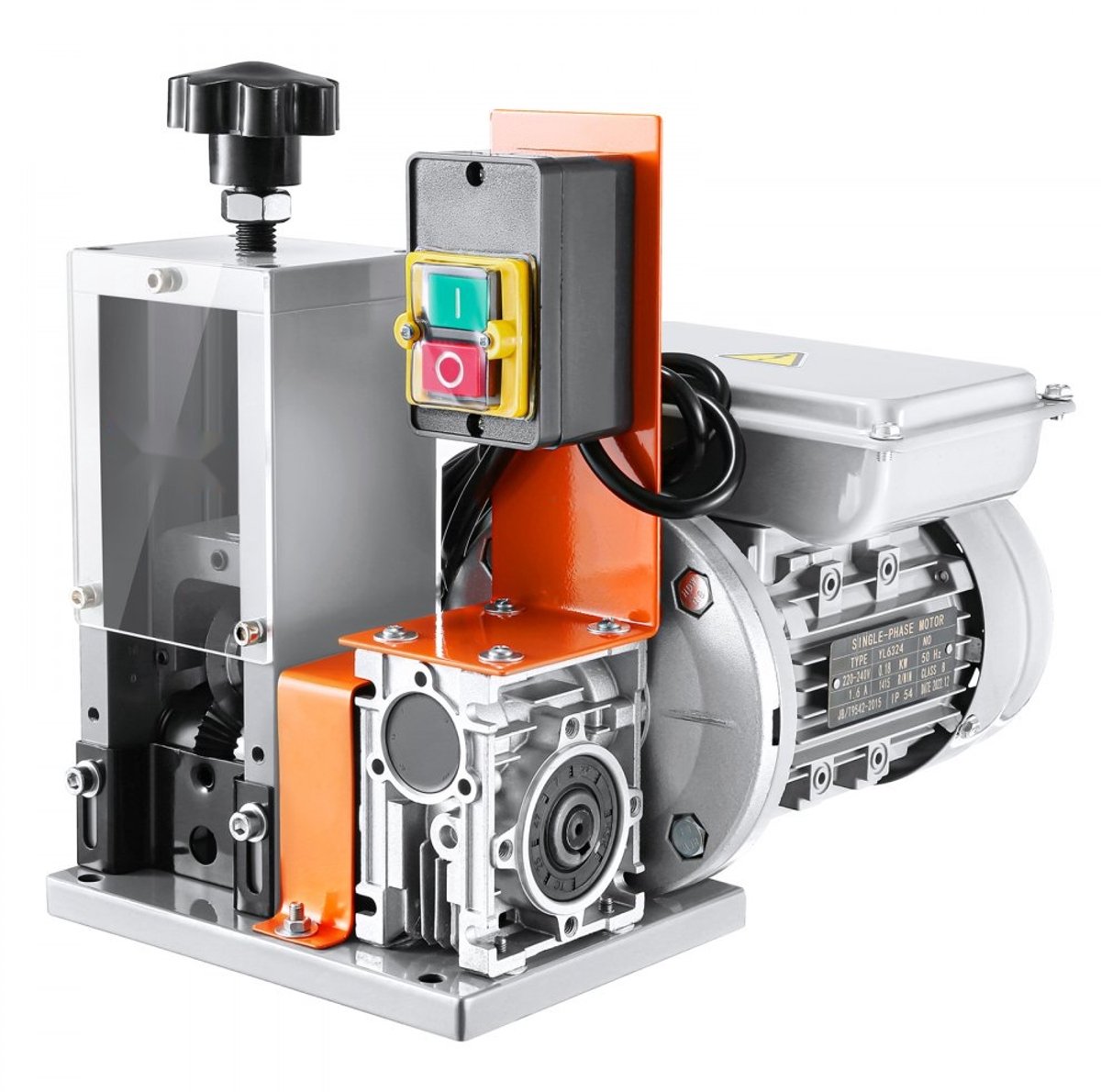 Kabelstripmachine - Elektrische kabelstripper - Stripbereik 1,5–25 mm - 180 W Vermogen - Snelheid 18 m/min - 65Mn Veerstalen Mes - Voor Koperdraad