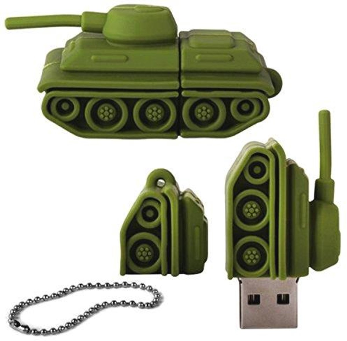 Hoge Snelheid 32GB Army Tank USB 3.0 Flashdrive - Groen