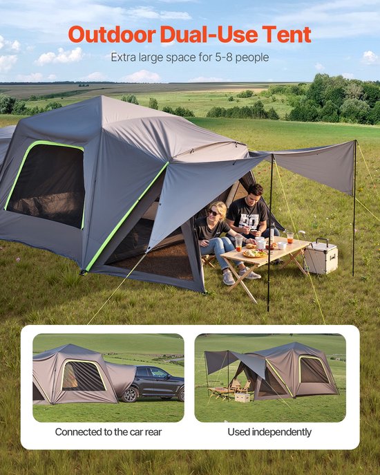 VEVOR Kampeertent SUV Buitentent met Luifel Waterdicht 305x310cm Autotent van Vevor — afbeelding 2