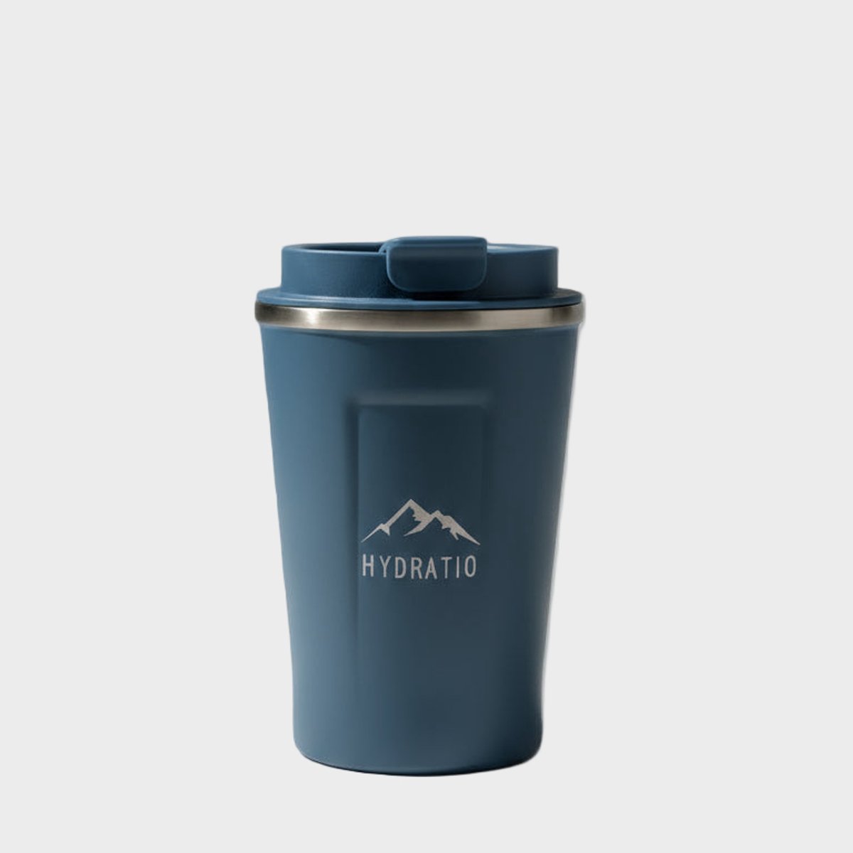 Hydratio Eluna Koffiebeker To Go 350 ML Army Blue – Thermosbeker RVS Dubbelwandig – Travel Mug Lekvrij – Koffie Thee Beker Onderweg – BPA-Vrij Reisbeker – Auto Fiets Kantoor Cadeau Leger Blauw