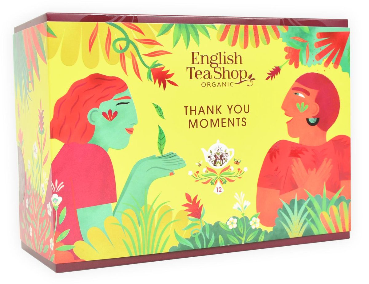 English Tea Shop - Thank You Moments - Theegeschenk - 12 piramidezakjes