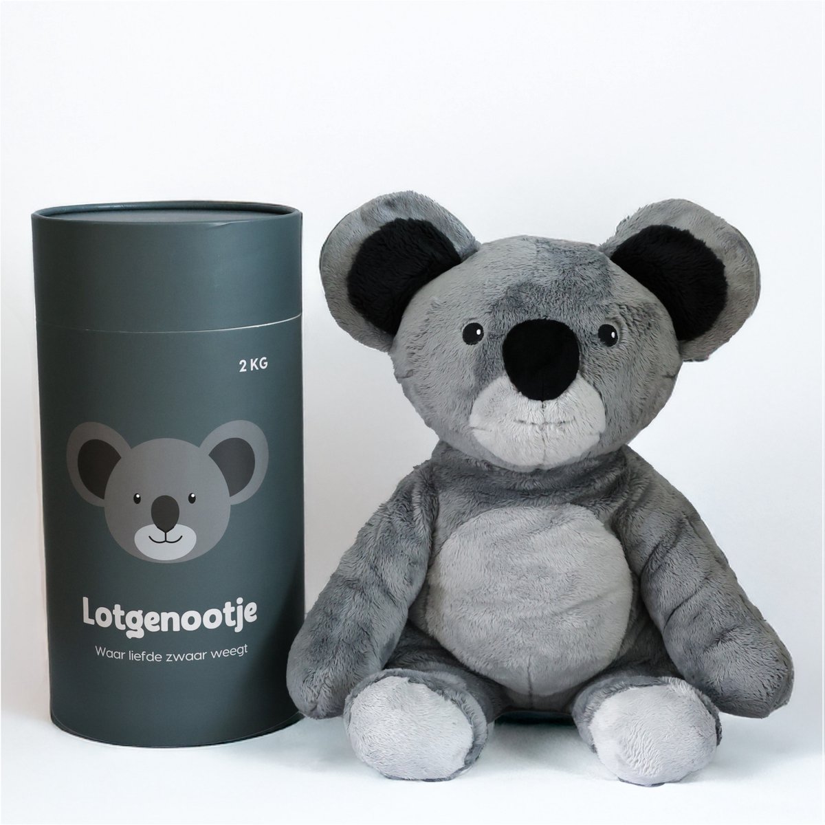 Lotgenootje Verzwaringsknuffel Koala - 45cm/2kg - Verzwaarde Knuffel - Weighted Stuffed Animal - Sensorisch Speelgoed - Zware Knuffel Anxiety - Plushie