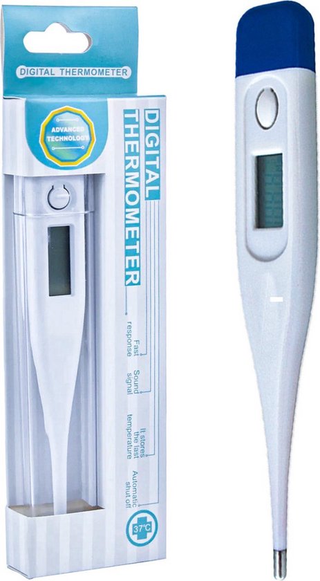 SOLMIRA Infrarood thermometer voor voorhoofd en oor, contactloos, onmiddellijke meting, hoge precisie, geschikt voor baby's, kinderen, volwassenen en voorwerpen