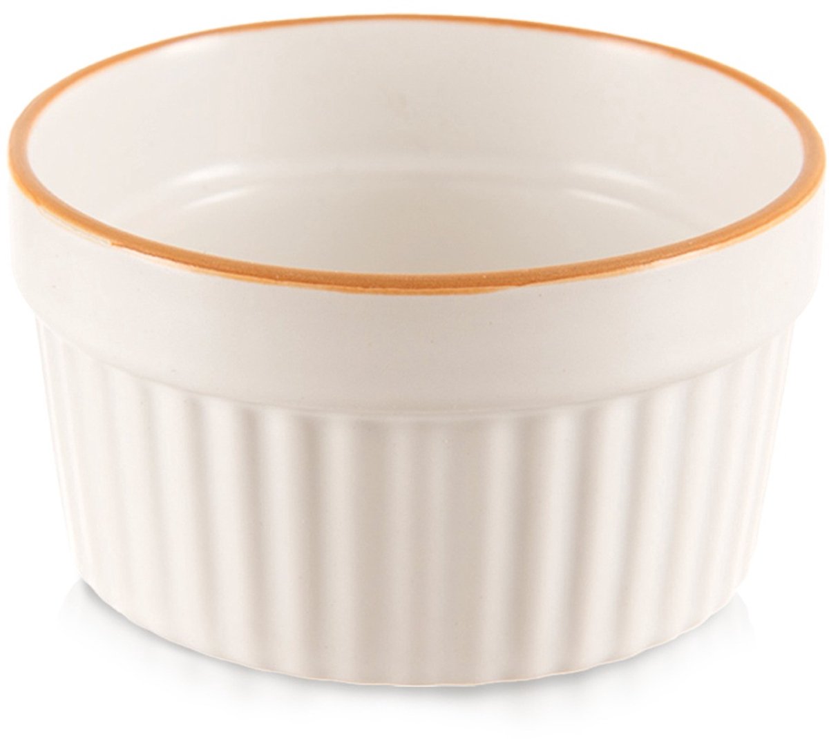 Creme Brulee Schaaltje Keramiek 9 cm, 180 ml - Ramekin - Oven - Ovenschaal - Snackkommen - Dipschalen - Kleine Kom voor Dipsauzen en Snacks