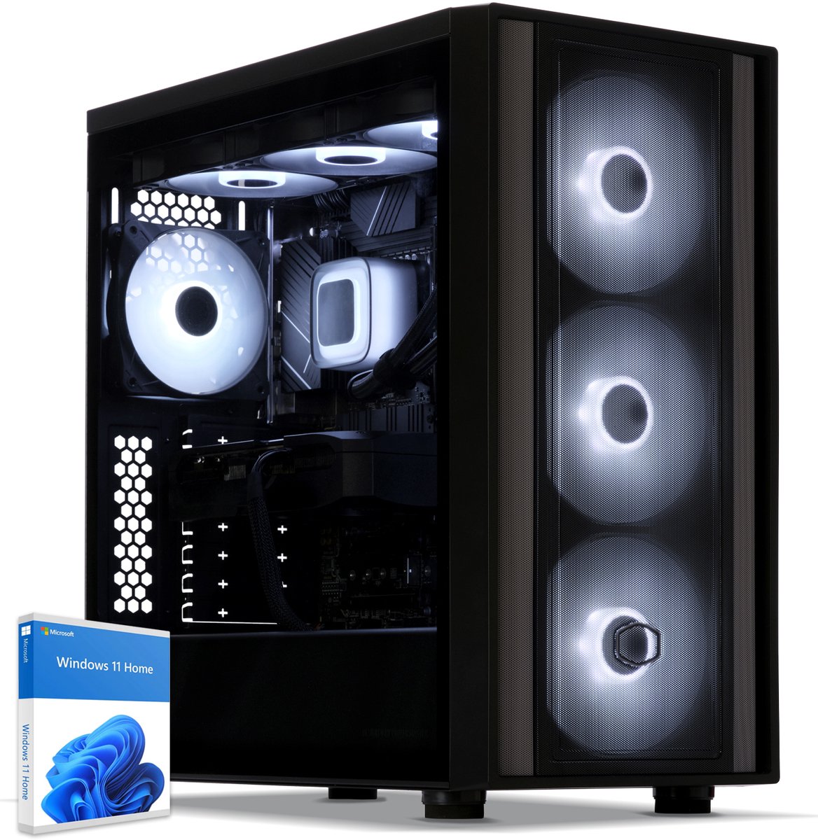 Sedatech Pro Gaming PC Waterkoeling Premium ATX • AMD Ryzen 7 9800X3D 8x 4.7GHz • Geforce RTX5090 • 32Gb DDR5 • 2Tb SSD M.2 • WiFi • Bluetooth, USB C 4.0 • Windows 11 • Desktop computer