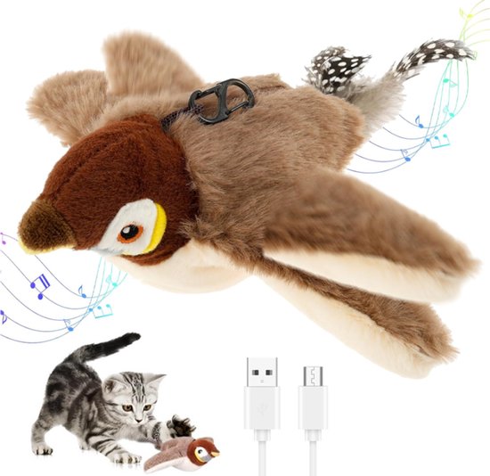 Realand 5 stuks interactief kattenspeelgoed om op te hangen aan de deur, kattenspeelgoed voor binnen en kitten, kattenverenspeelgoed, kattentouwspeelgoed, kattenspeelgoed dat kan maken