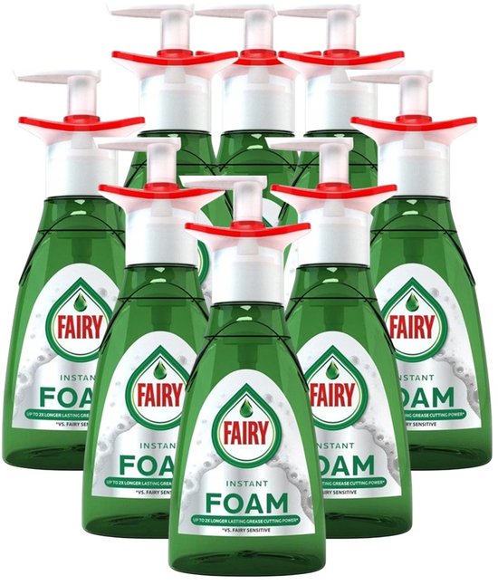 Fairy Instant Foam Afwasmiddel – 8 × 350 ml