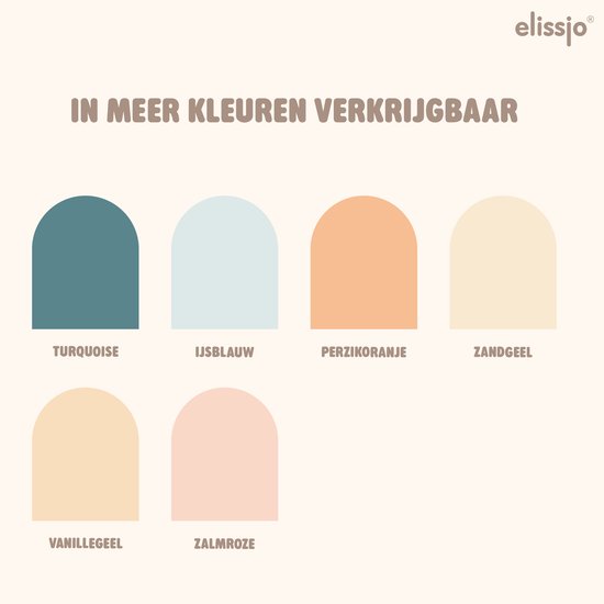 Elissio® Magneticoo Muursticker magnétique 100 x 80 cm - Sticker magnétique avec fonction tableau noir - Jaune vanille - Tableau magnétique pour chambre d'enfant - Forme d'arche