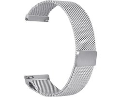 Milanese RVS Bandje - Geschikt voor Amazfit Bip 6 / T-rex 3 (Pro) 48mm / Balance 2 / Cheetah Pro / Xiaomi Redmi Watch 5 Lite / Watch 5 Active - Zilver