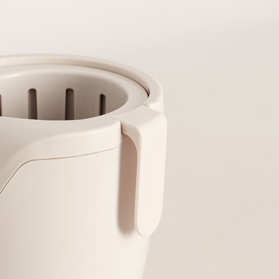 CREATE - Flessenwarmer en sterilisator met stoomkookfunctie - 1 fles - Gebroken wit - BABY BOTTLE WARMER van CREATE — afbeelding 3