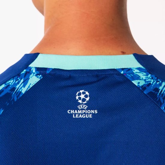 Maillot de Football Champions League Homme - Blauw - Taille M - Maillot de Sport Adultes