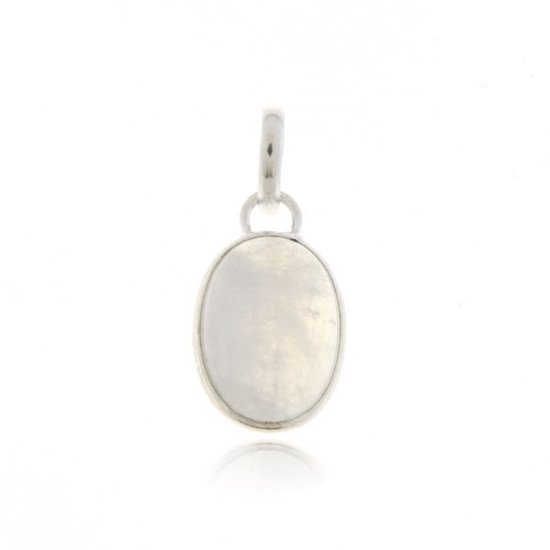 SilverGems Pendentif en argent avec pierre gemme Rainbow Moonstone