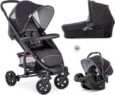 Hauck Malibu 4 Trioset  Kinderwagen - Black/Silver