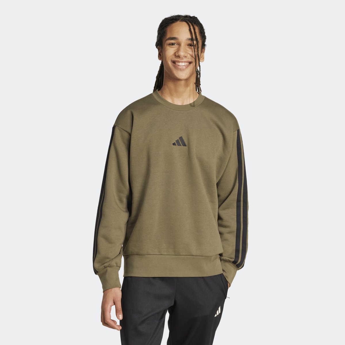 ADIDAS m 3s fl swt Sweater heren Groen