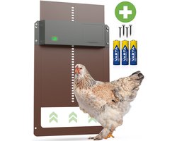 FAVE® Kippenluik ProGuard - Lichtsensor - Automatisch - Chickenguard - Kippendeur - Kippenhok - Kippenren - Hokopener