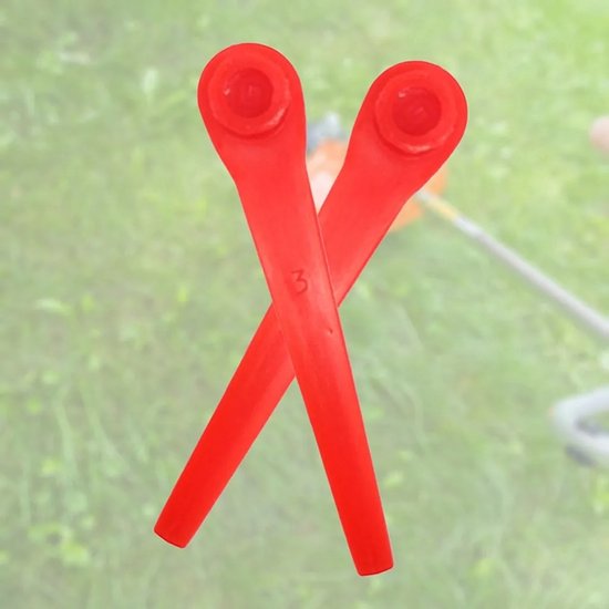 100 kunststof vervangingsmessen voor Gardena Easycut Li-18/23 R grasmaaiers van Merkloos	 — afbeelding 2