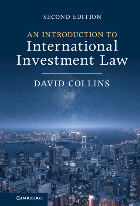 An Introduction to International Investment Law - cover