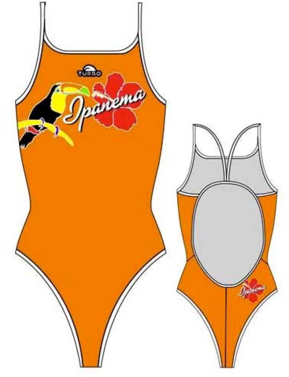Turbo New Ipannema Zwemkleding Oranje M Vrouw Orange