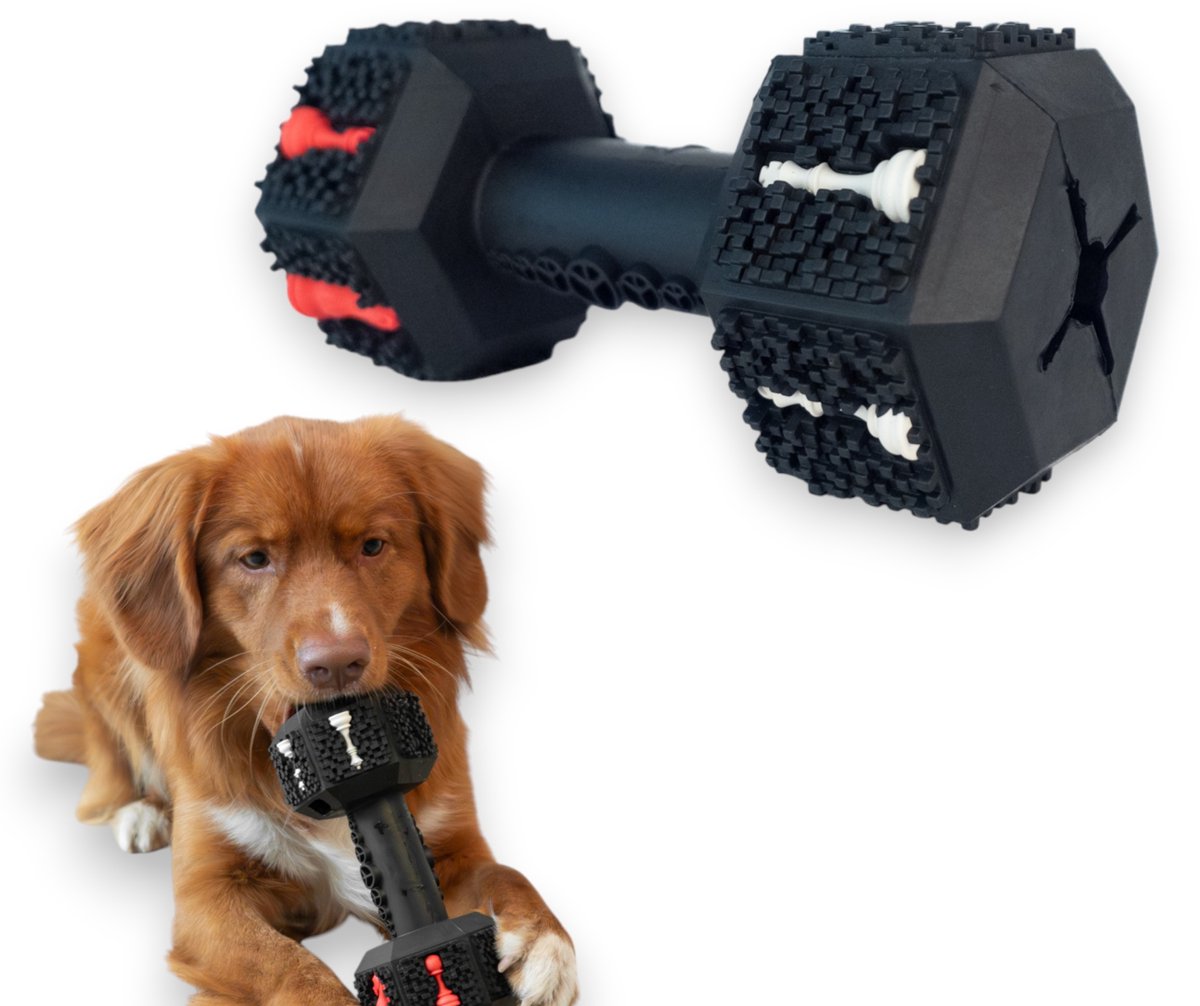 VSpecial MaxBite - honden speelgoed - puppy speelgoed - interactieve kauwstaaf - uniek design - maat large