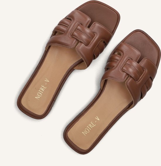 Slippers Notre-V As-14135 - Femme - Marron - Pointure 40
