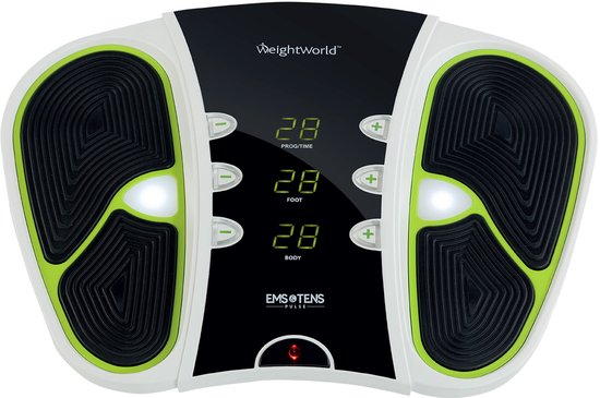 WeightWorld Circulator Bloedcirculatieapparaat - Voetmassage apparaat voor de benen en voeten - Met 4 extra elektroden en opbergtas