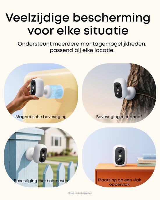 eufy Video Deurbel C30 + eufyCam C35 - Incl. 2 Camera, HomeBase Mini, Chime & SD Kaart – Beveiligingsset – Voordeelbundel
