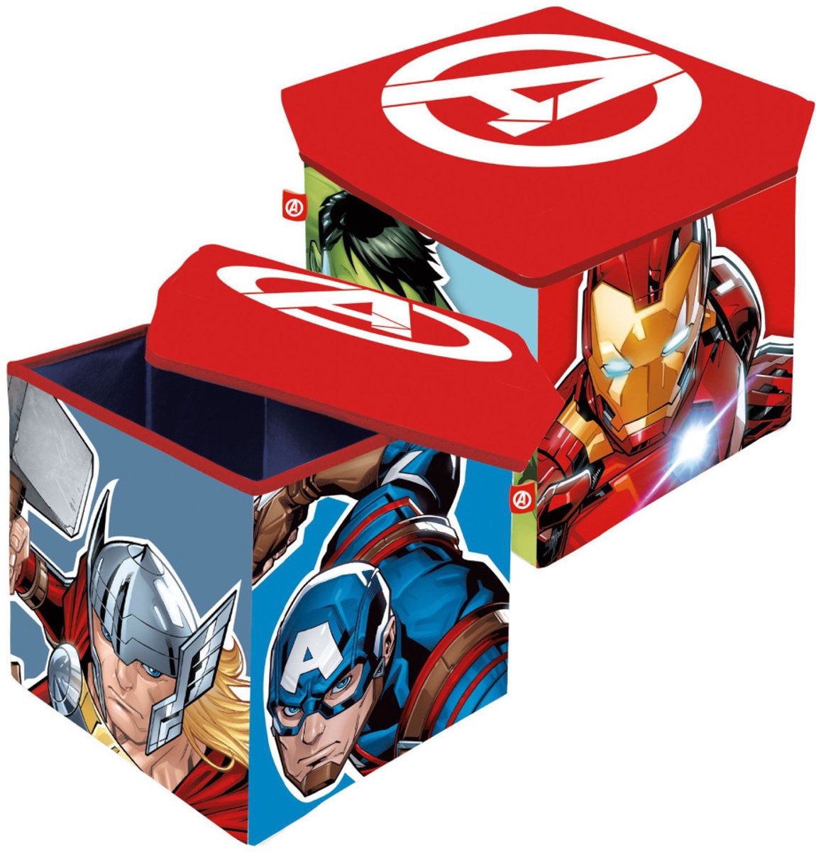 Marvel 30x30x30 Cm Avengers Kruk/container Rood