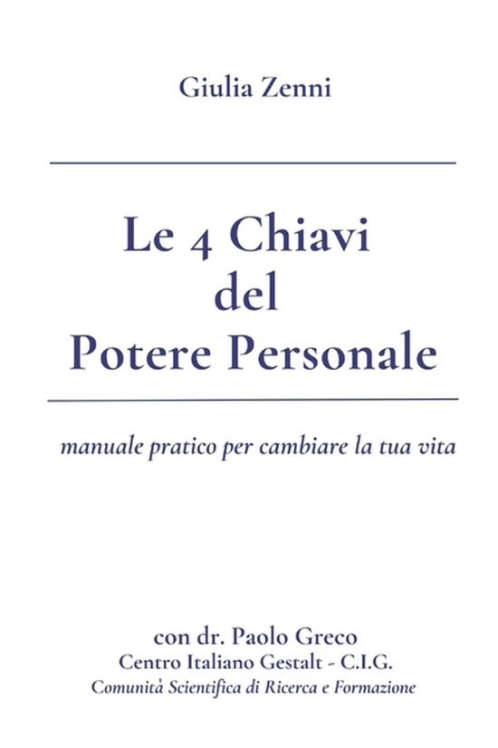 Le 4 Chiavi del Potere Personale - cover