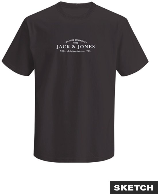 JACK&JONES PLUS - JPRBLAKEVIN SS TEE FST PLS PLUS - Heren PLUS - T-shirts