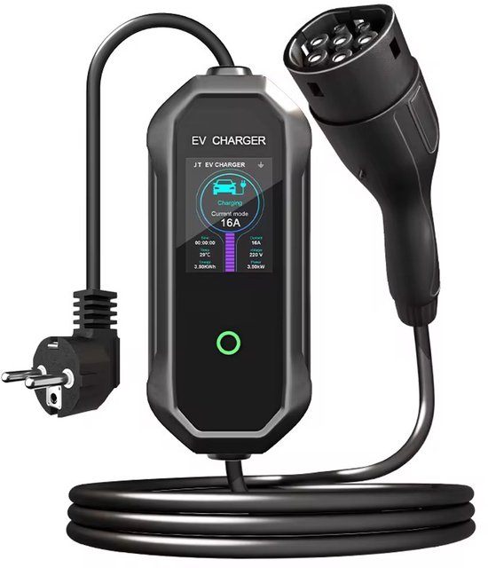 Bar2Charge EV Thuislader Type 2 – 3.7kW | 16A | 5m Kabel