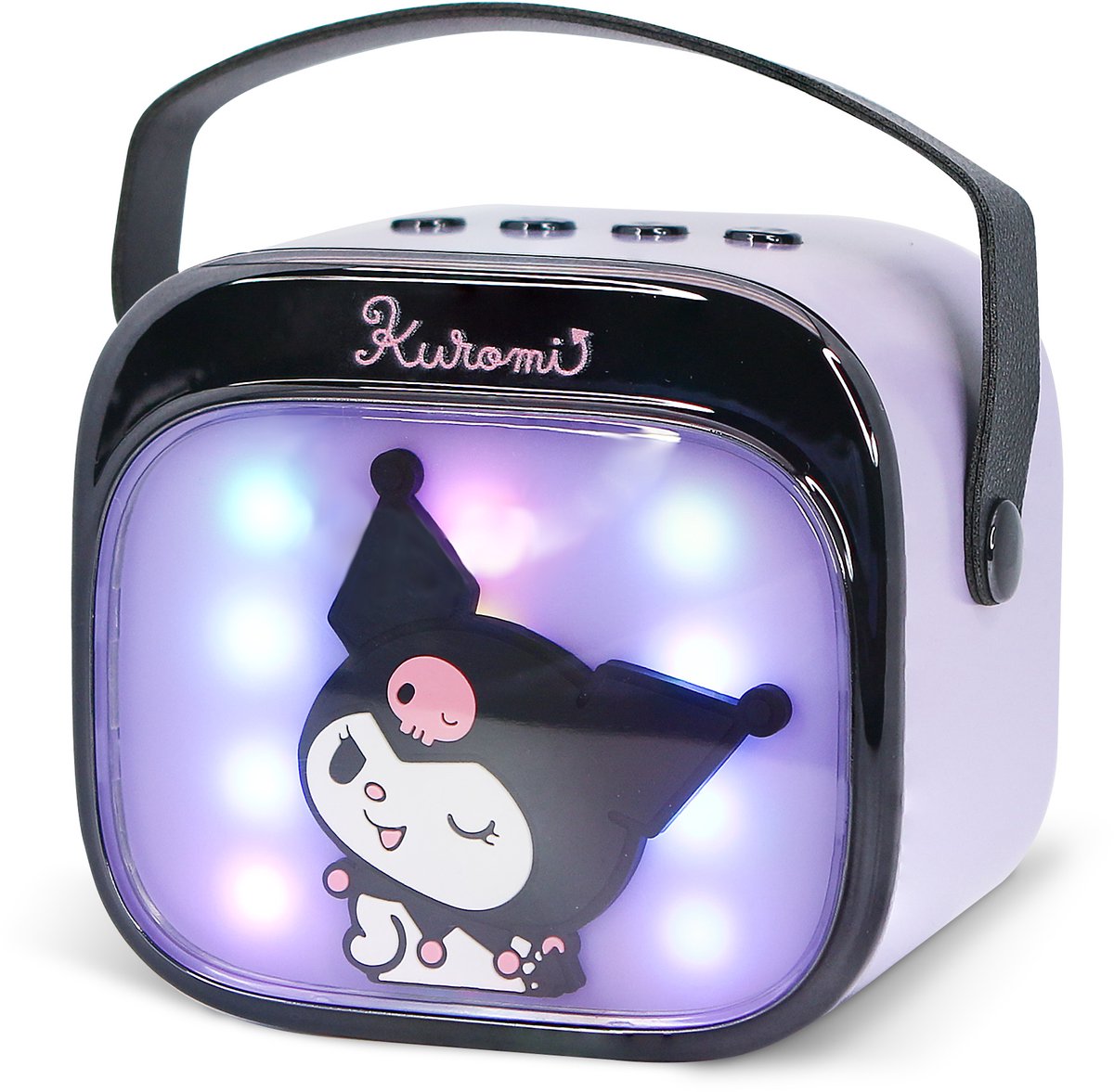Kuromi - karaoke set voor kinderen - draadloze microfoon en speaker - met lichteffecten en stemeffecten — afbeelding 9